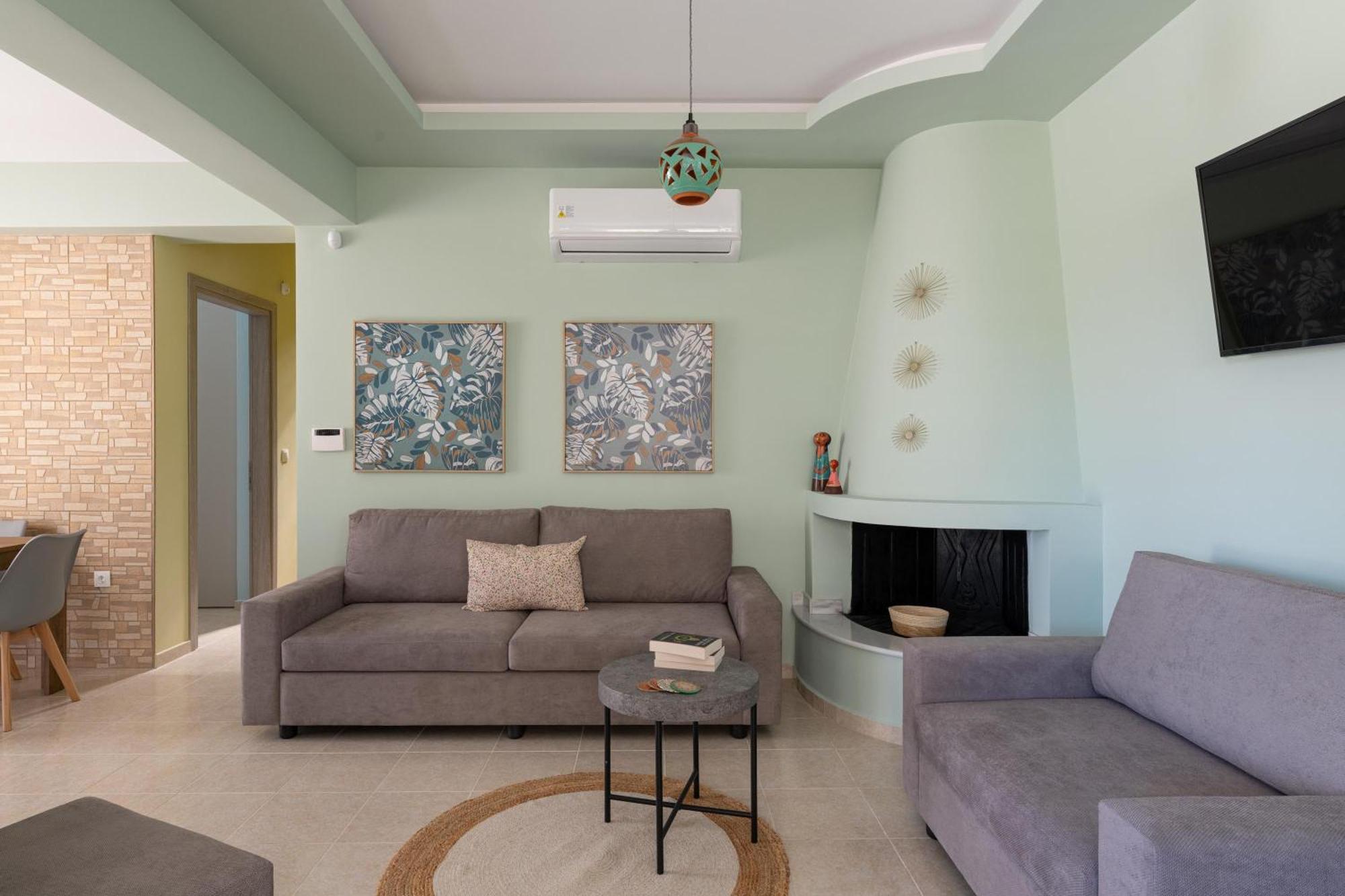 Ethria Pool Villa With Heated Jacuzzi Afantou Exterior photo